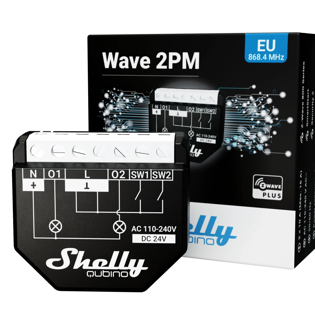 Releu Inteligent Shelly Qubino Wave Pm Smart Infra Shop