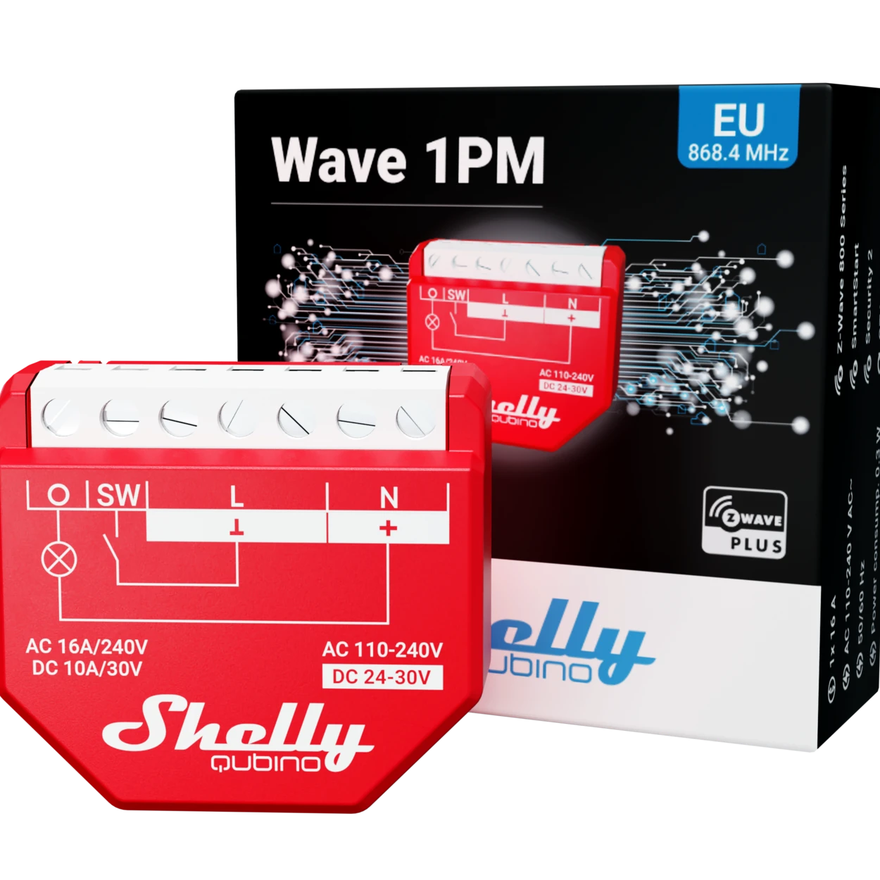 Releu Inteligent Shelly Qubino Wave Pm Smart Infra Shop