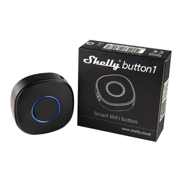 Telecomanda cu un singur buton wireless Shelly Button 1