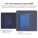 Lightswitch Sonoff T5-2C-86 WiFi Full Touch ( 2 CH )